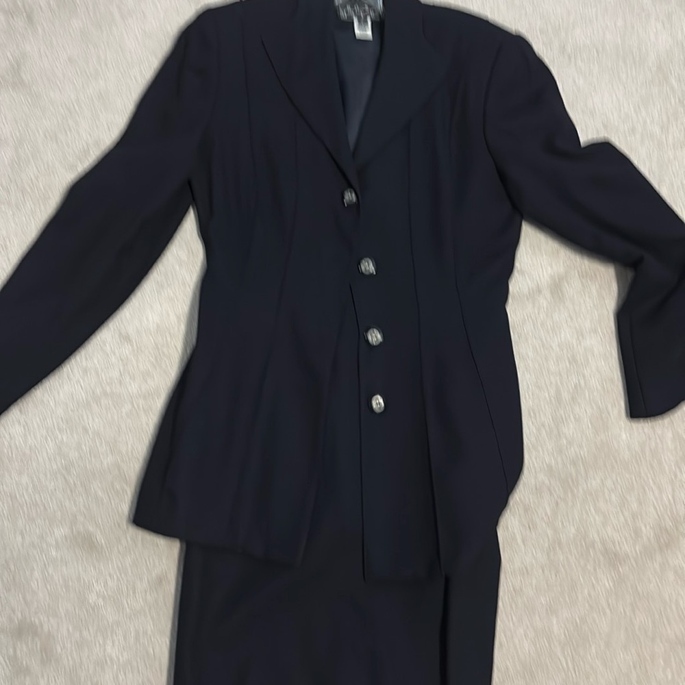 Women's Classic Navy Suit Set